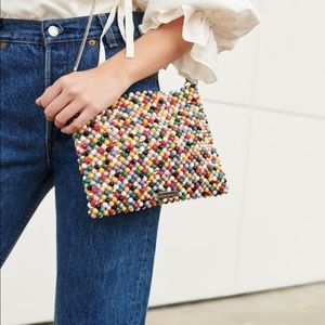Lima beaded clutch by Loeffler Randall